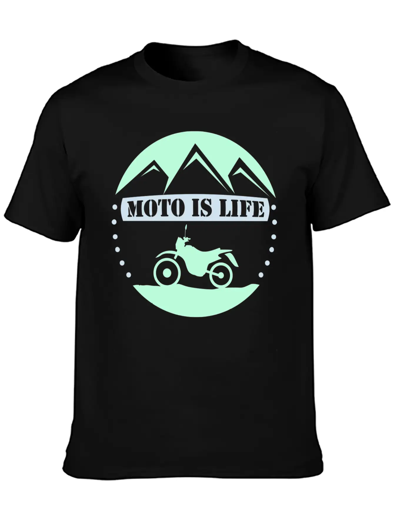 Dirtbike - Moto Is Life Unisex Casual T-Shirt – Clean Design For Daily Comfort