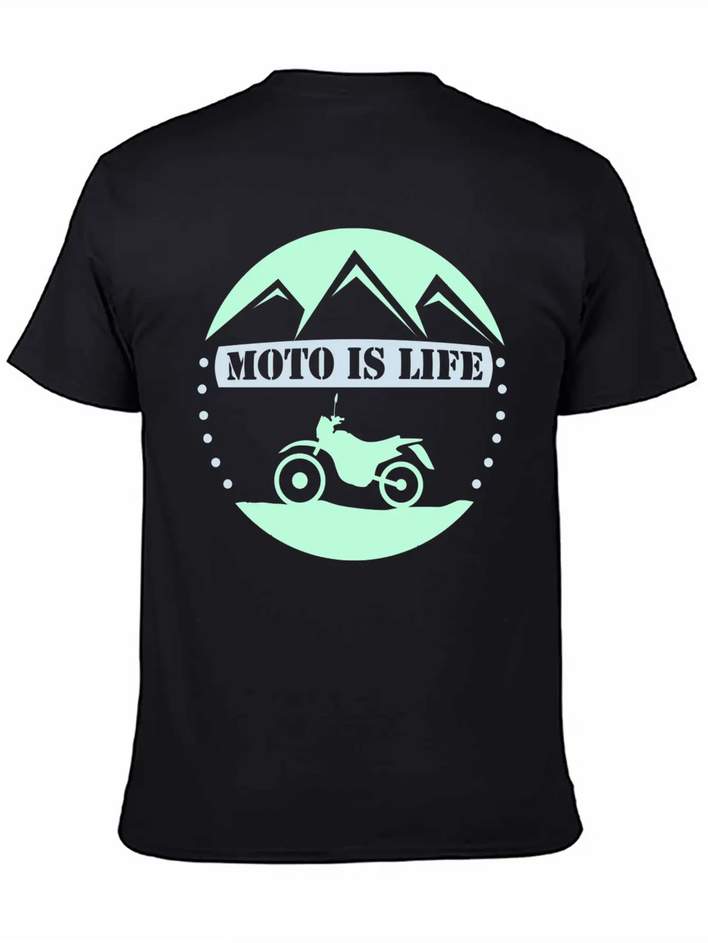 Dirtbike - Moto Is Life Unisex Casual T-Shirt – Clean Design For Daily Comfort