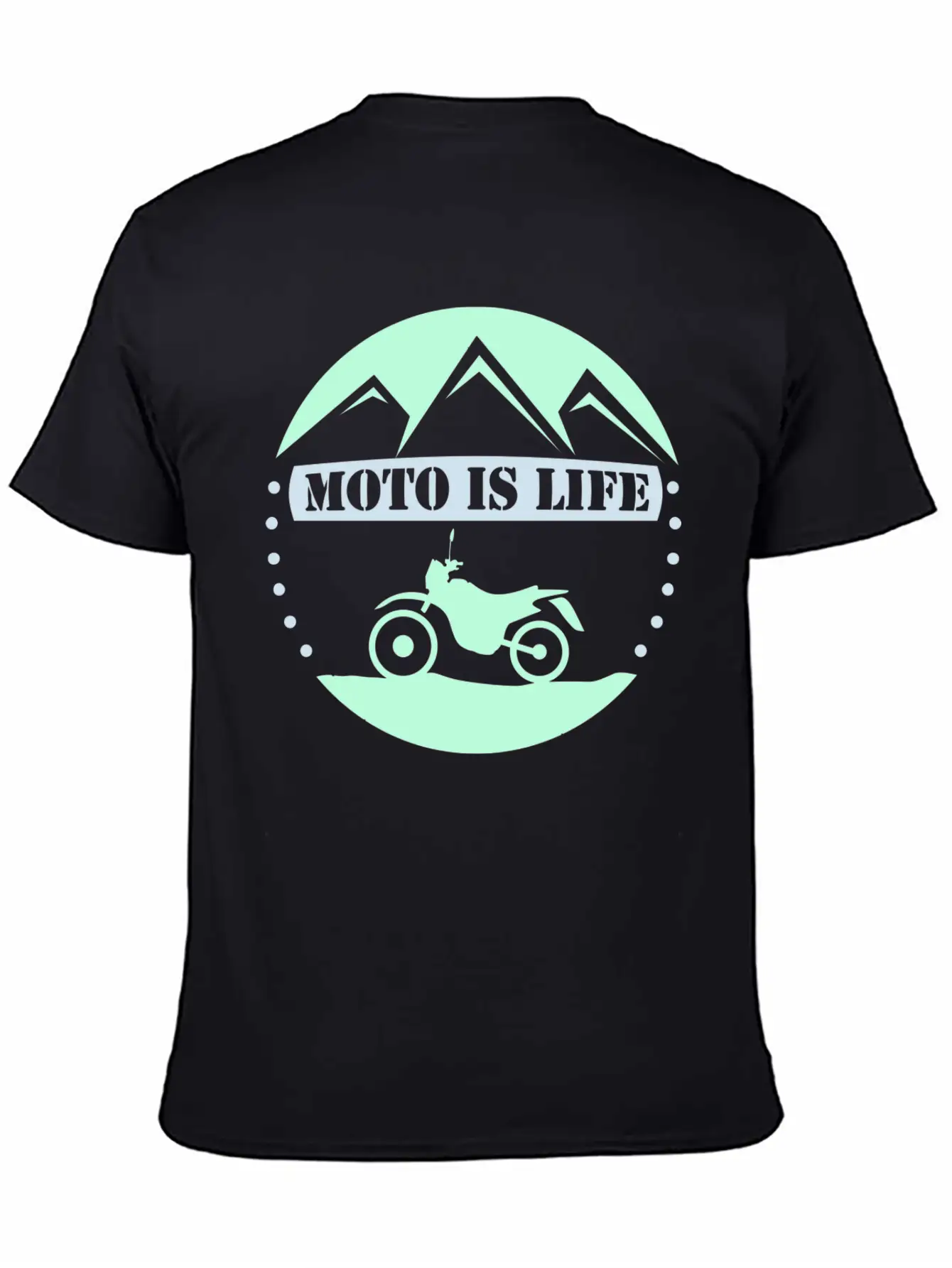 Dirtbike - Moto Is Life Unisex Casual T-Shirt – Clean Design For Daily Comfort