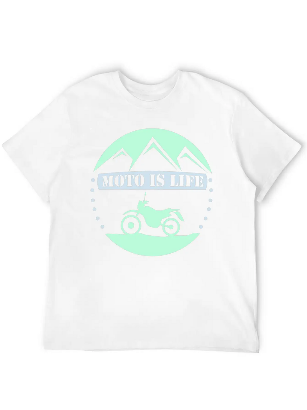 Dirtbike - Moto Is Life Unisex Casual T-Shirt – Clean Design For Daily Comfort