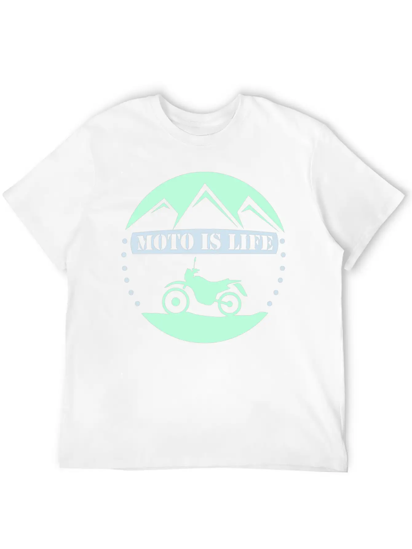 Dirtbike - Moto Is Life Unisex Casual T-Shirt – Clean Design For Daily Comfort