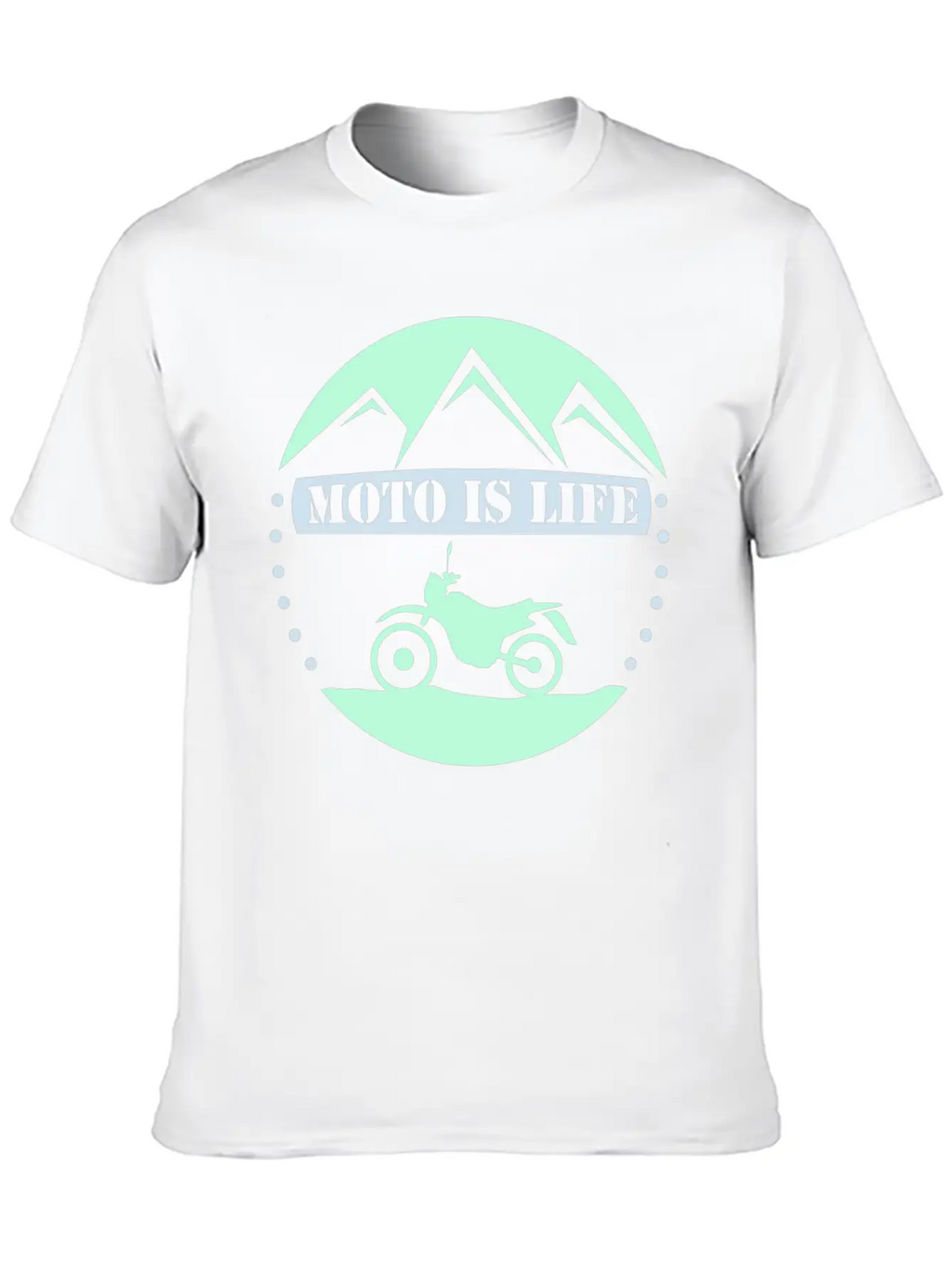 Dirtbike - Moto Is Life Unisex Casual T-Shirt – Clean Design For Daily Comfort