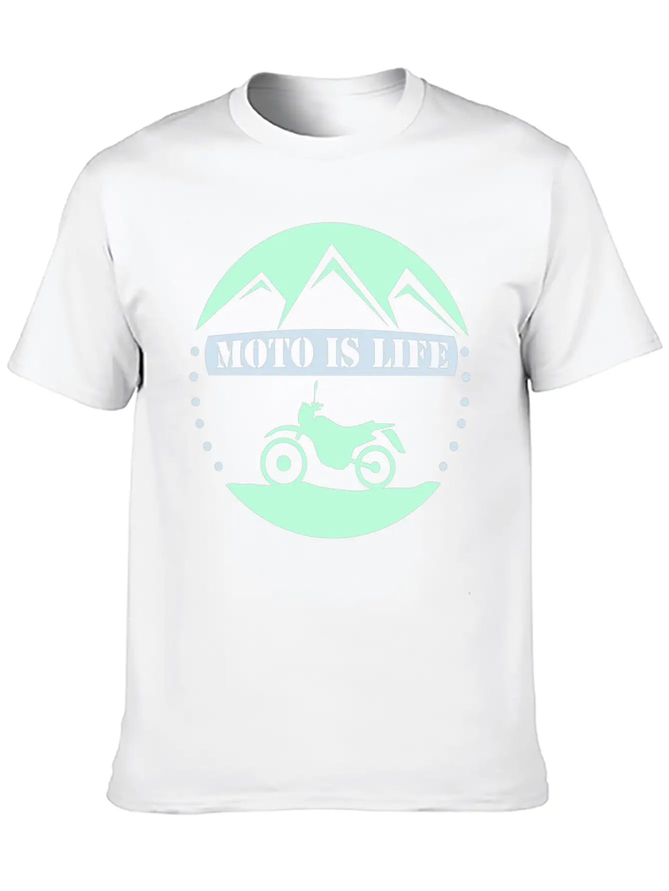 Dirtbike - Moto Is Life Unisex Casual T-Shirt – Clean Design For Daily Comfort