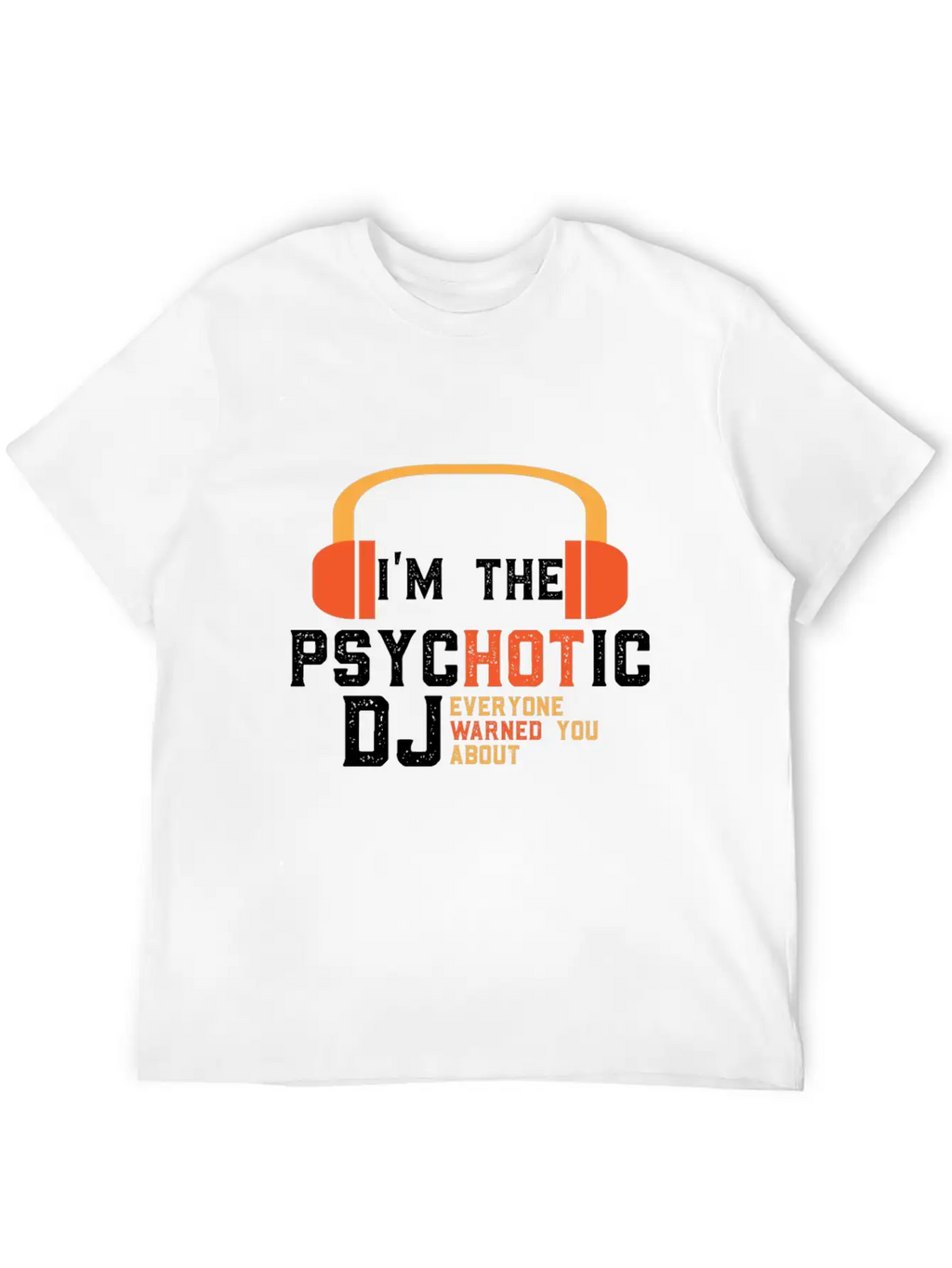 Disc Jockey DJ Gift Unisex Short Sleeve Soft Cotton T-Shirt – Casual Everyday Wear