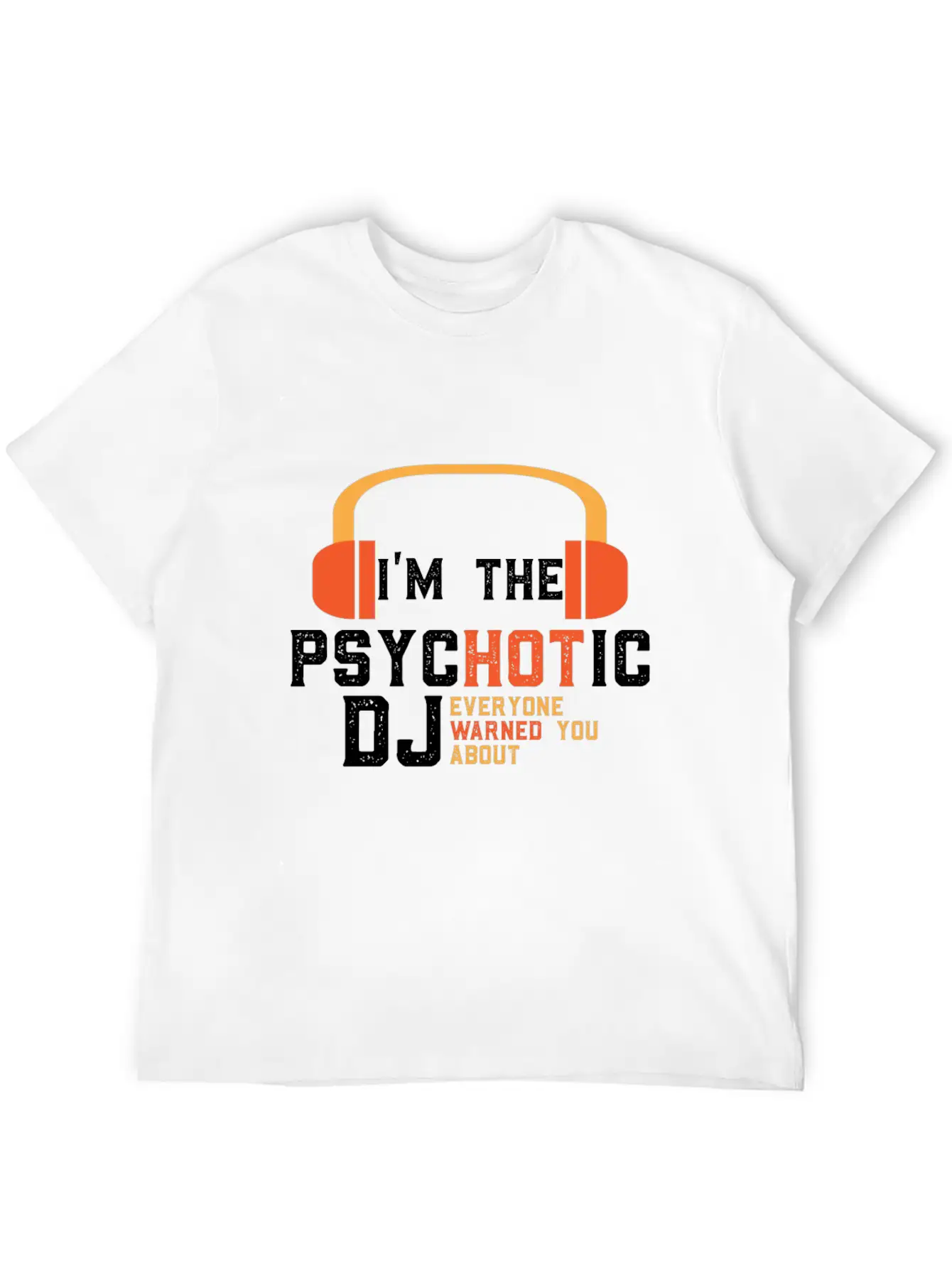 Disc Jockey DJ Gift Unisex Short Sleeve Soft Cotton T-Shirt – Casual Everyday Wear