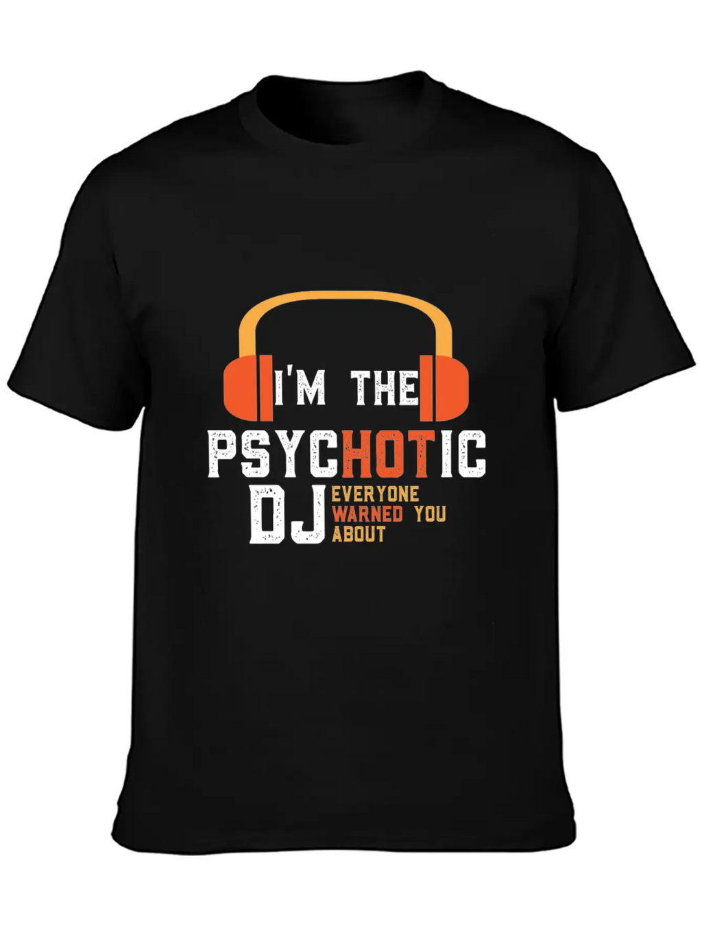 Disc Jockey DJ Gift Unisex Short Sleeve Soft Cotton T-Shirt – Casual Everyday Wear