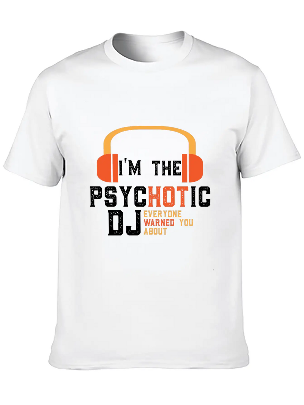 Disc Jockey DJ Gift Unisex Short Sleeve Soft Cotton T-Shirt – Casual Everyday Wear