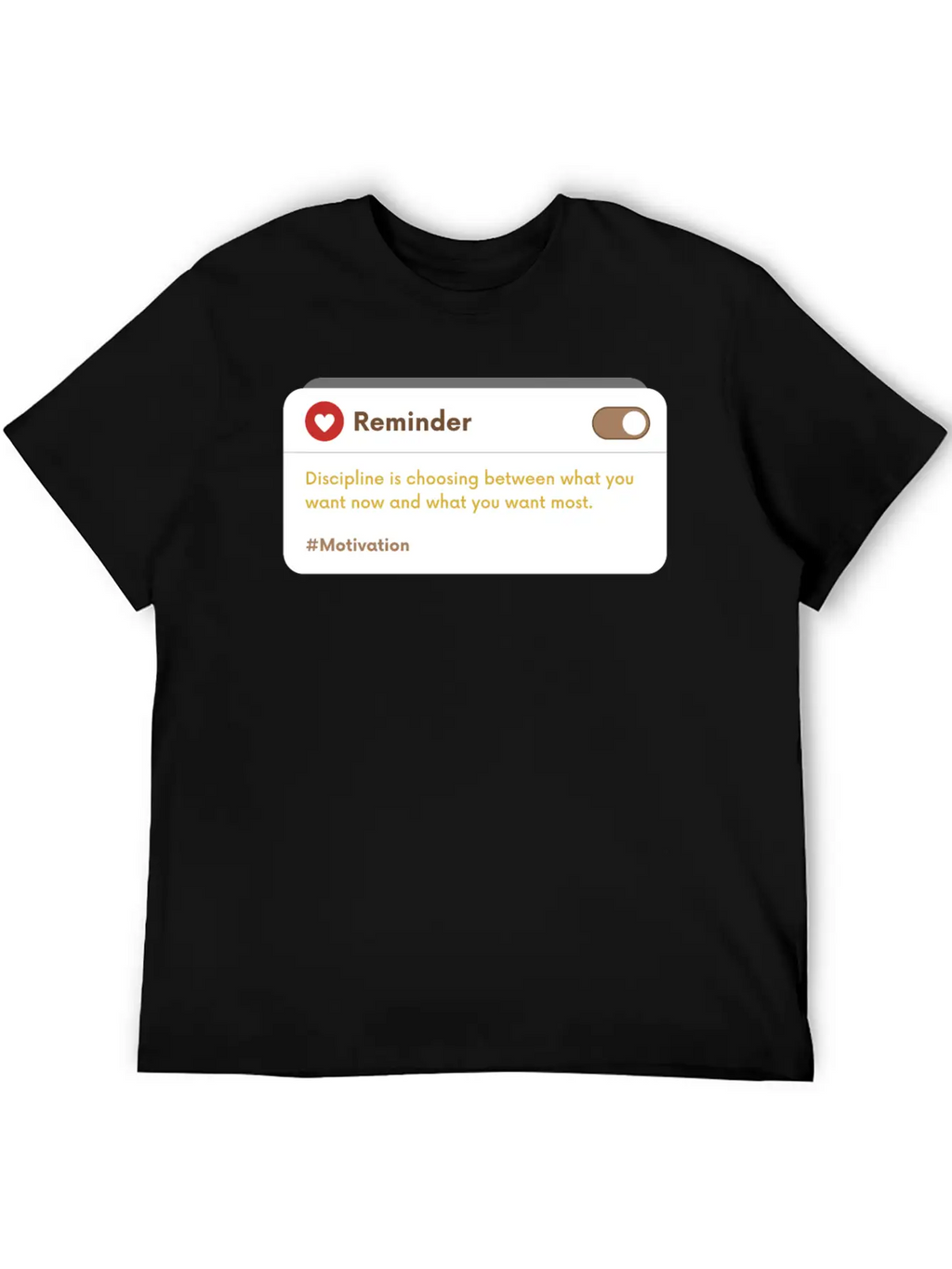 DISCIPLINE Unisex Short Sleeve Soft Cotton T-Shirt – Casual Everyday Wear