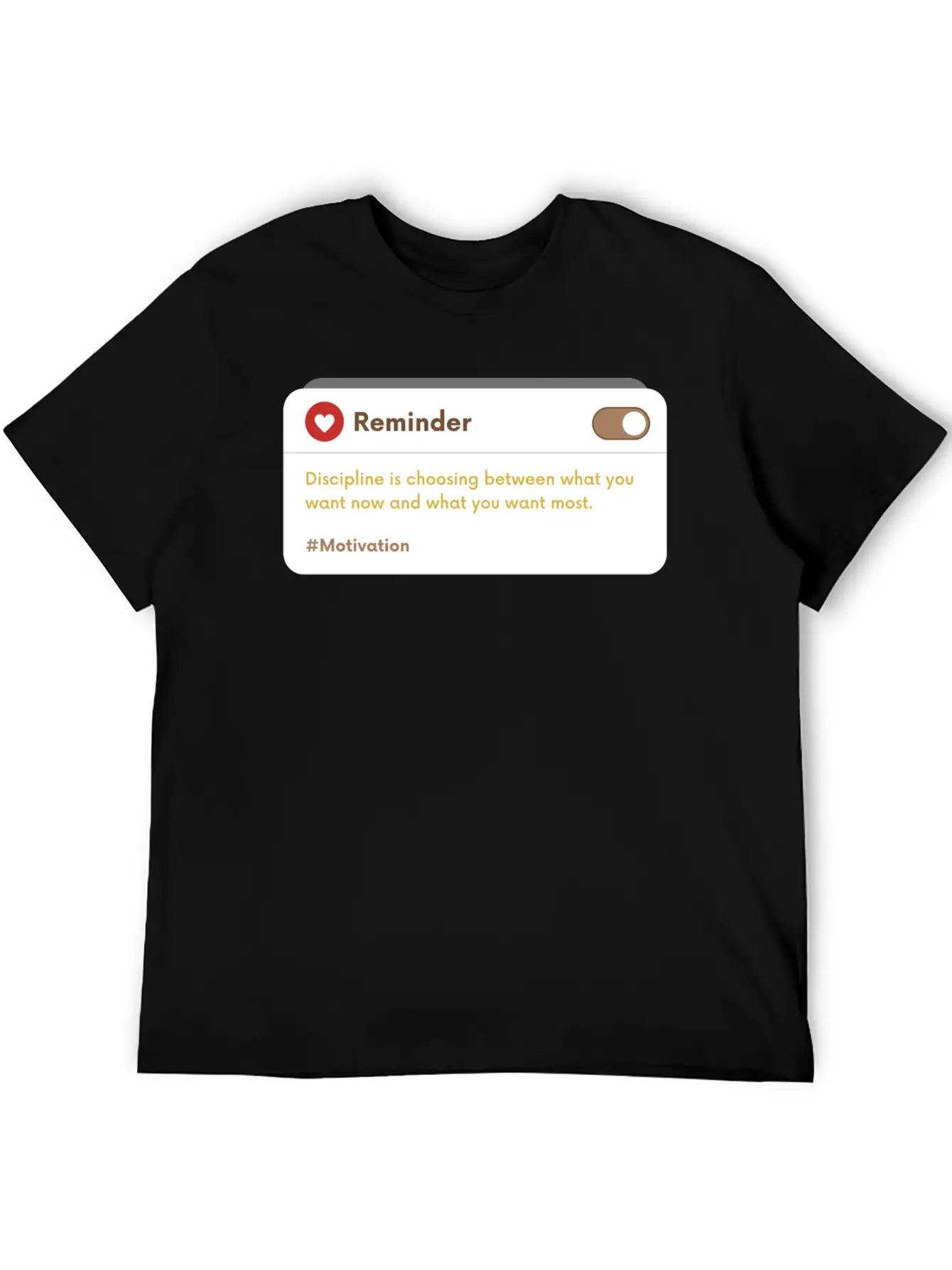 DISCIPLINE Unisex Short Sleeve Soft Cotton T-Shirt – Casual Everyday Wear