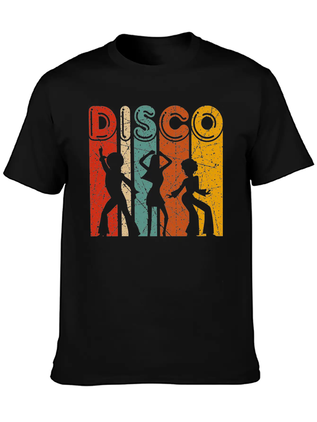 Disco 70s 80s Disco Themed Vintage Retro Dancing Essential Cotton Tee For Daily Outfits – Unisex Style