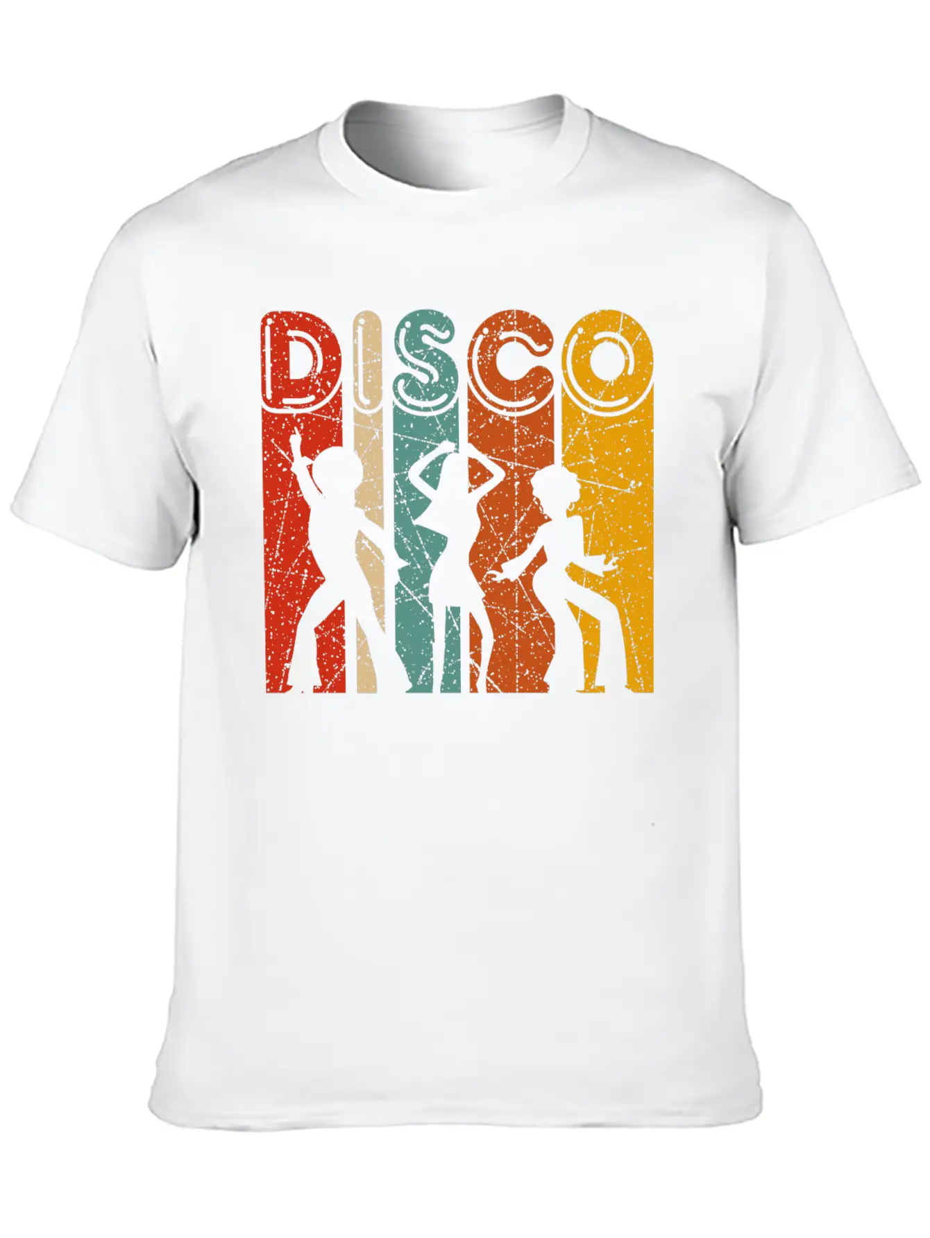 Disco 70s 80s Disco Themed Vintage Retro Dancing Essential Cotton Tee For Daily Outfits – Unisex Style