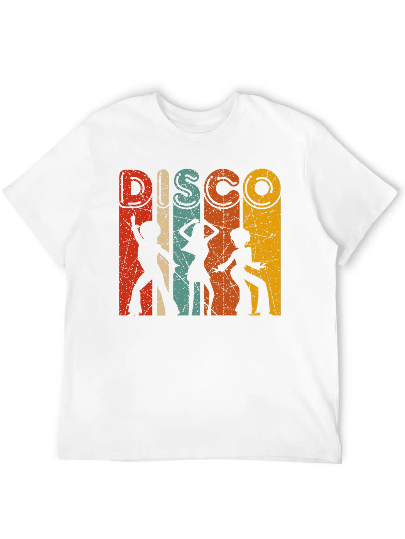 Disco 70s 80s Disco Themed Vintage Retro Dancing Essential Cotton Tee For Daily Outfits – Unisex Style