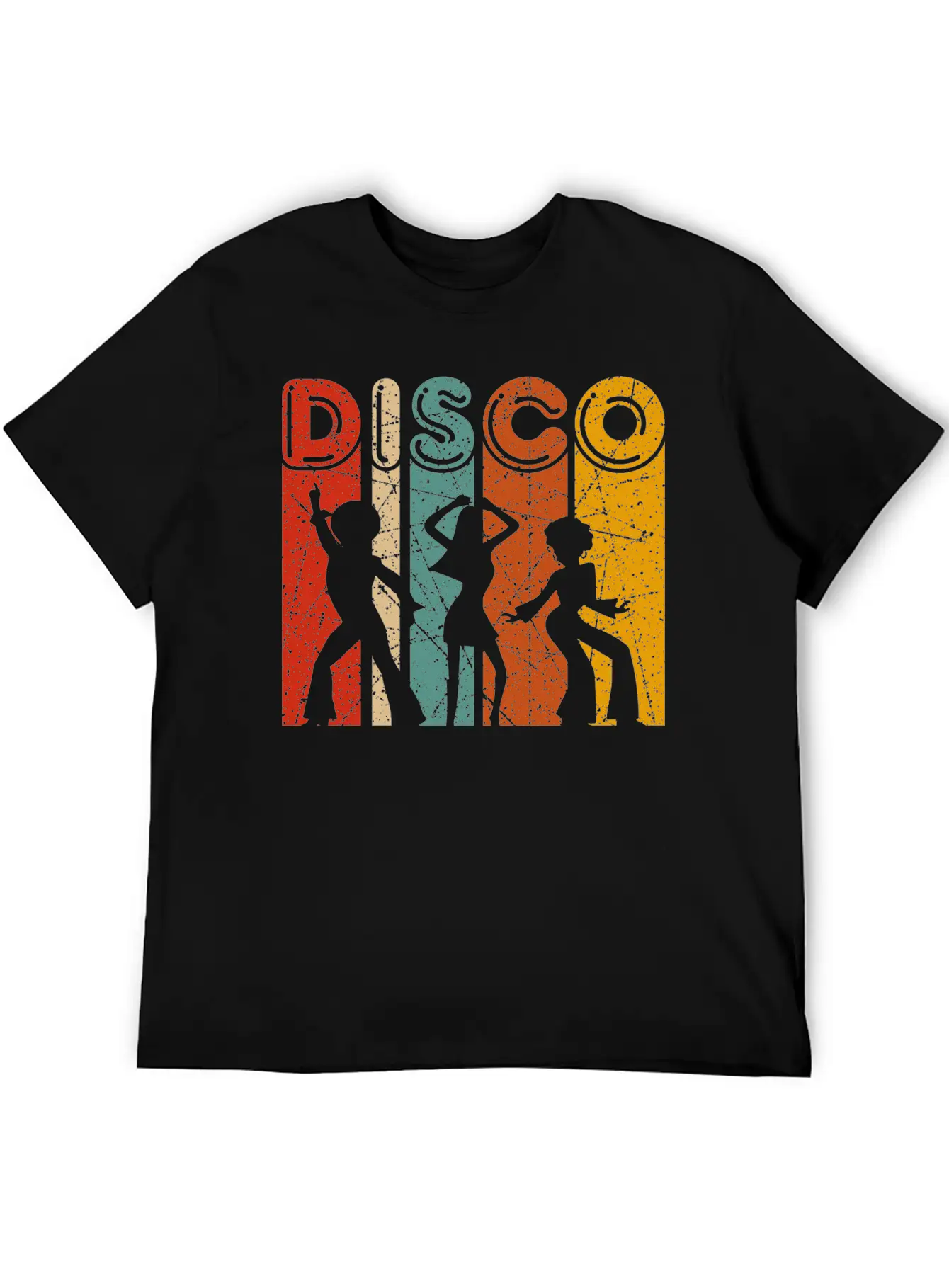 Disco 70s 80s Disco Themed Vintage Retro Dancing Essential Cotton Tee For Daily Outfits – Unisex Style