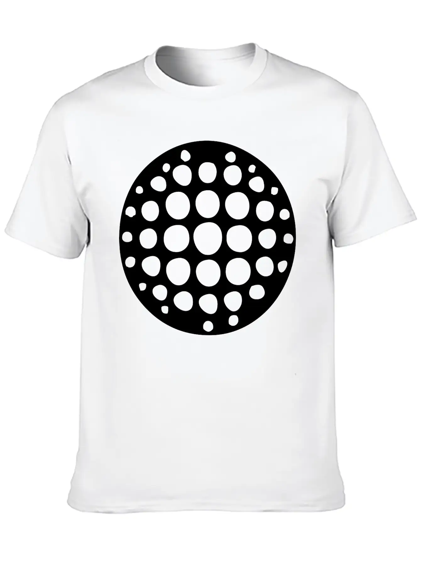 Disco Ball Breathable Soft Cotton T-Shirt – Timeless Casual Look