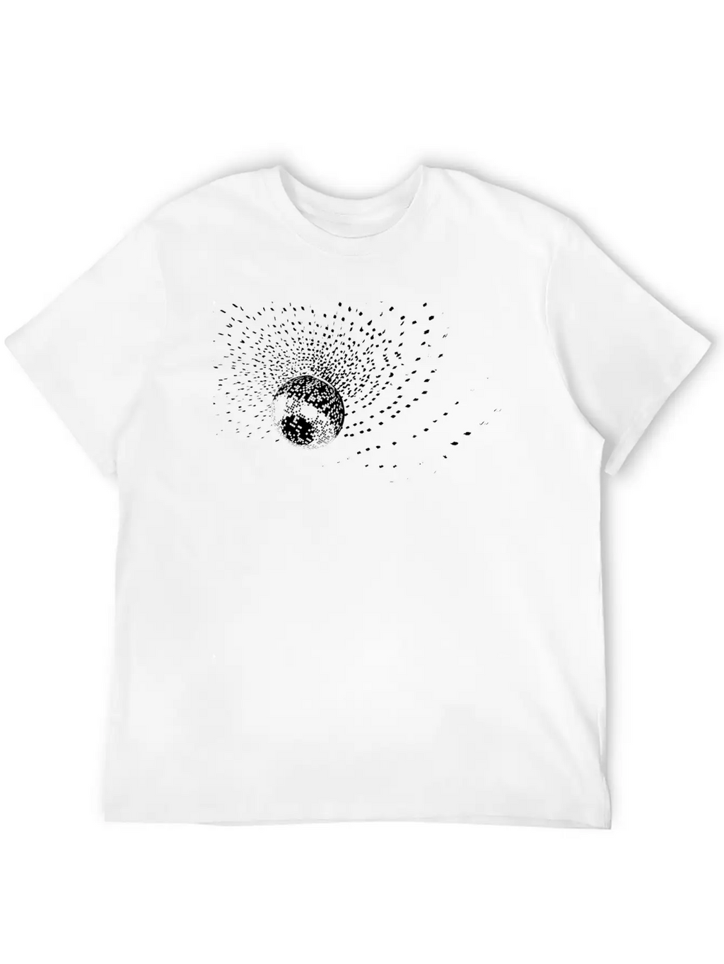 Disco Ball Stylish Everyday T-Shirt – Unisex Basic Cotton Tee