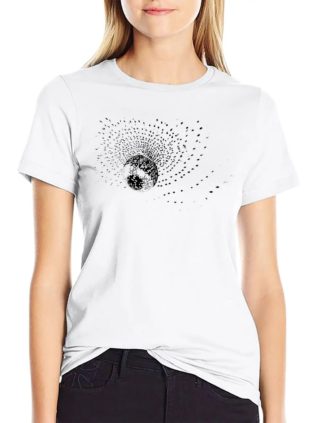 Disco Ball Stylish Everyday T-Shirt – Unisex Basic Cotton Tee