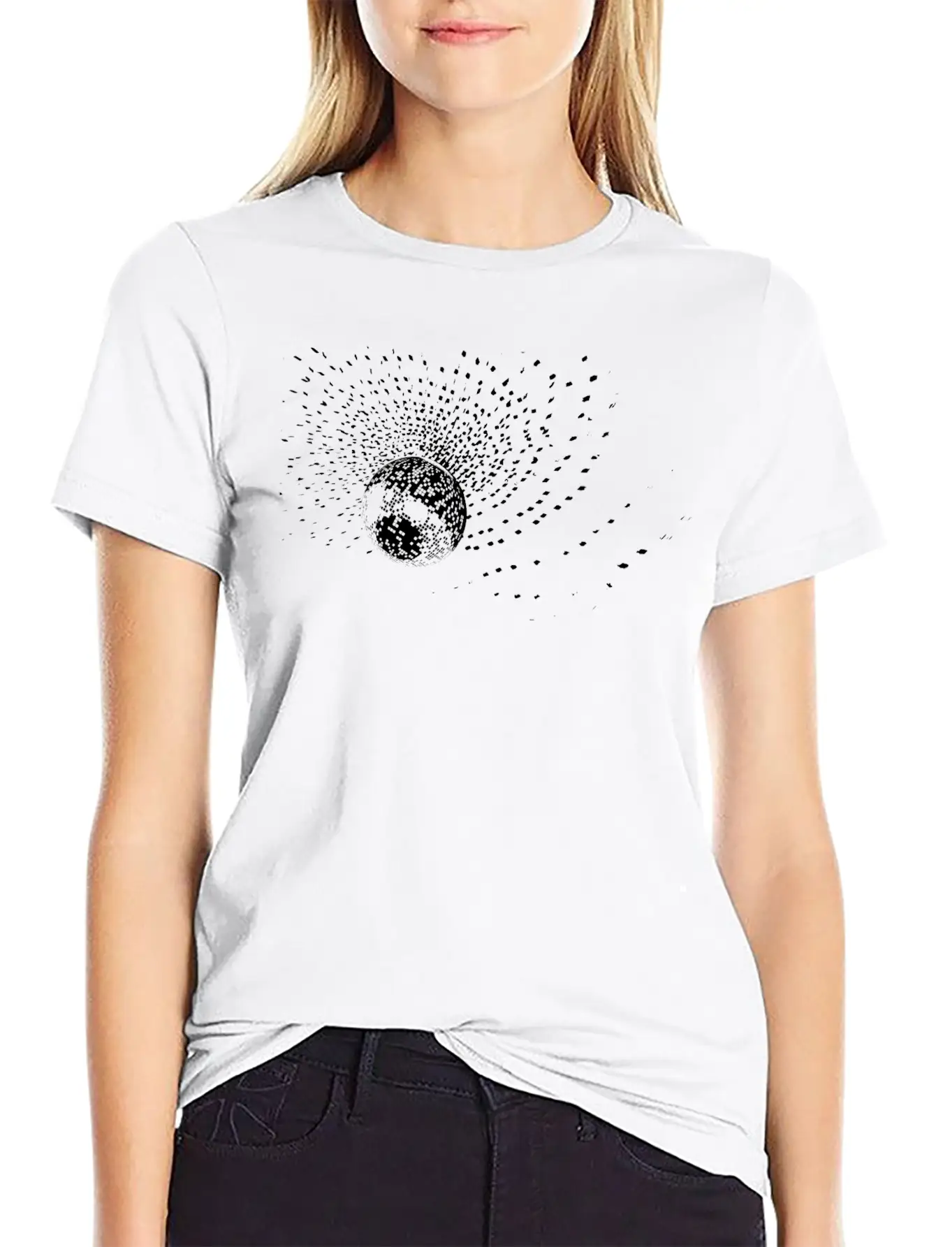 Disco Ball Stylish Everyday T-Shirt – Unisex Basic Cotton Tee