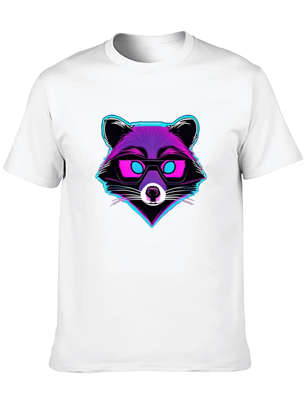 Disco Raccoon / Club / Nightlife / Animal / Dance Unisex Casual T-Shirt – Clean Design For Daily Comfort