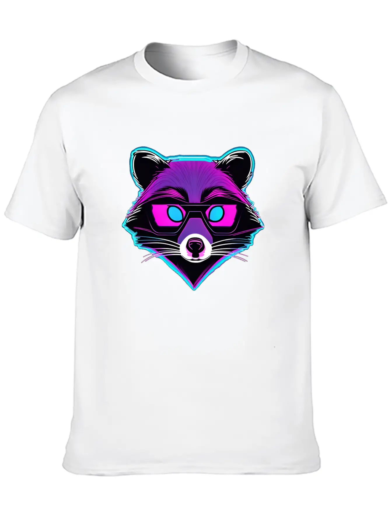 Disco Raccoon / Club / Nightlife / Animal / Dance Unisex Casual T-Shirt – Clean Design For Daily Comfort
