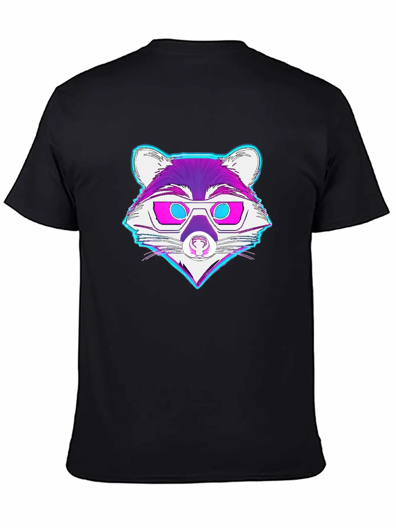 Disco Raccoon / Club / Nightlife / Animal / Dance Unisex Casual T-Shirt – Clean Design For Daily Comfort