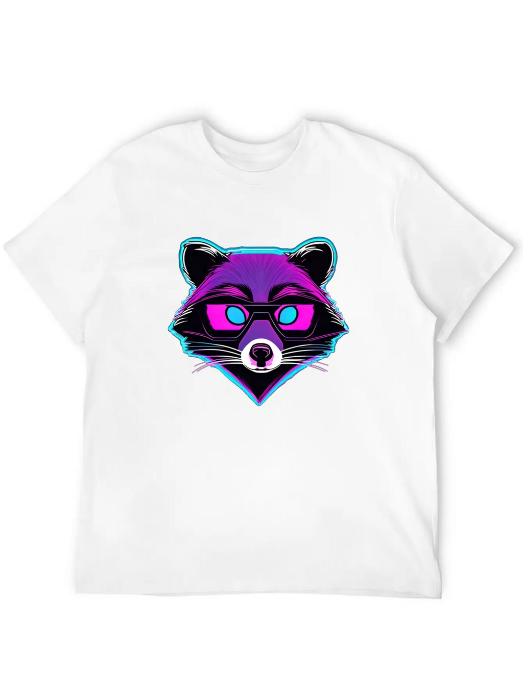 Disco Raccoon / Club / Nightlife / Animal / Dance Unisex Casual T-Shirt – Clean Design For Daily Comfort
