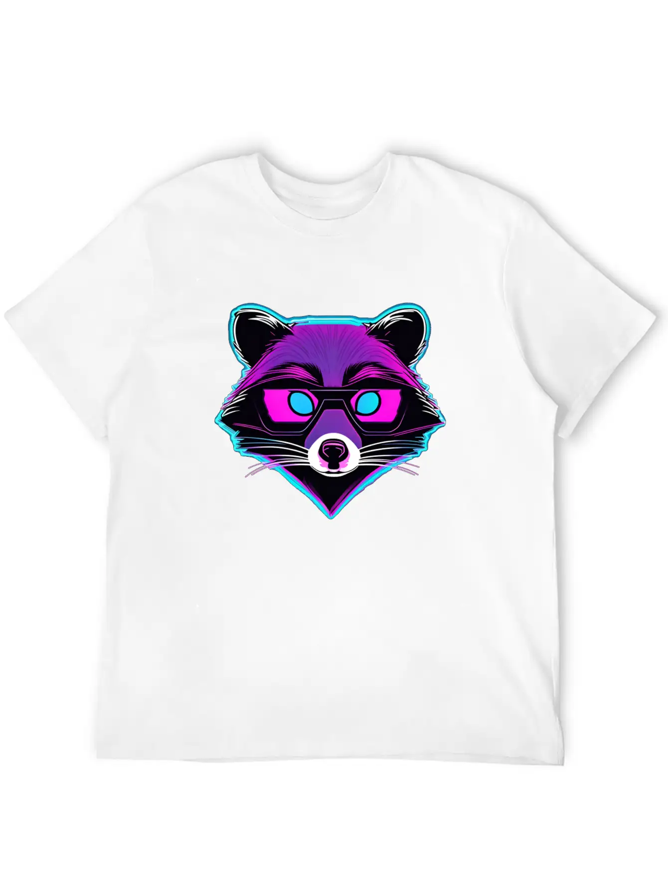Disco Raccoon / Club / Nightlife / Animal / Dance Unisex Casual T-Shirt – Clean Design For Daily Comfort