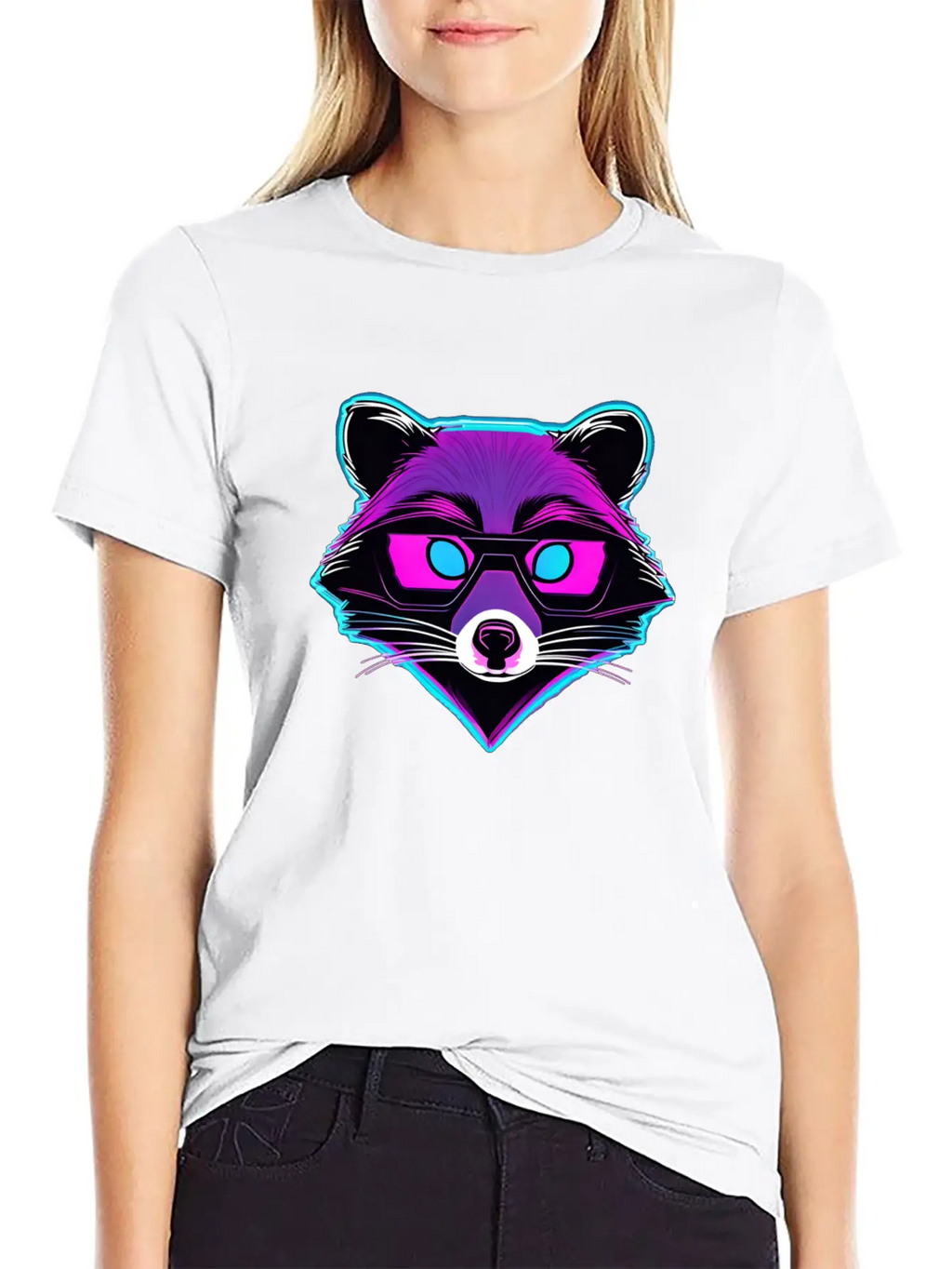 Disco Raccoon / Club / Nightlife / Animal / Dance Unisex Casual T-Shirt – Clean Design For Daily Comfort