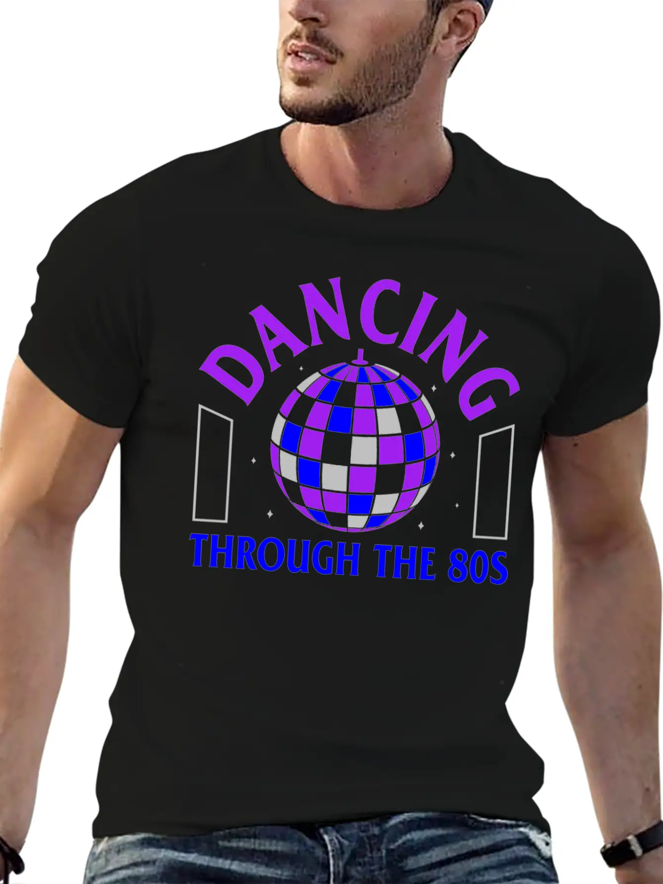 Disco Shirt, Dancing Through The 80's Tee, Gift Breathable Soft Cotton T-Shirt – Timeless Casual Look