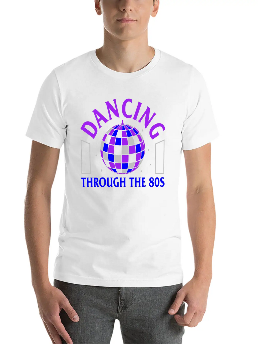 Disco Shirt, Dancing Through The 80's Tee, Gift Breathable Soft Cotton T-Shirt – Timeless Casual Look