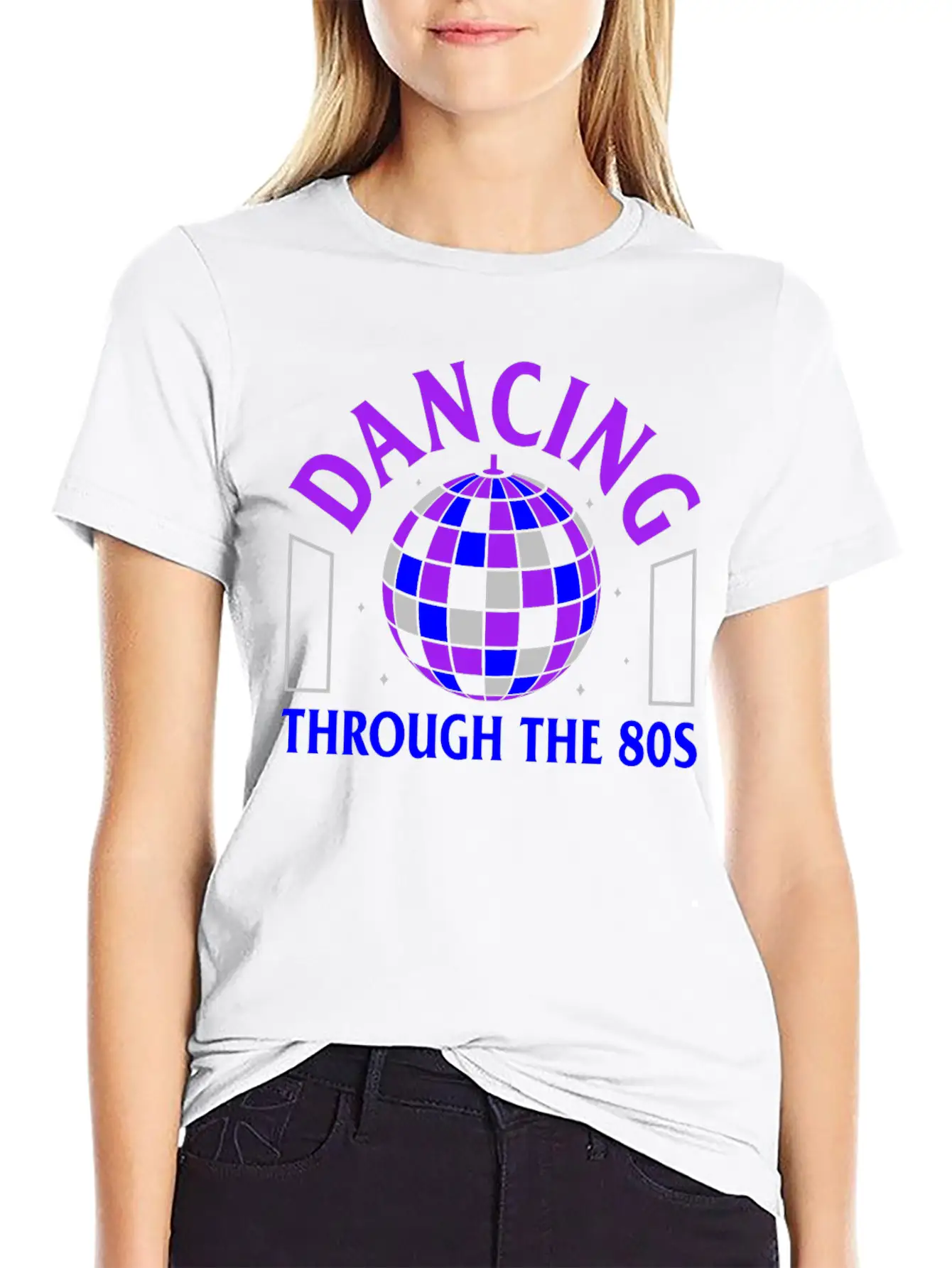 Disco Shirt, Dancing Through The 80's Tee, Gift Breathable Soft Cotton T-Shirt – Timeless Casual Look