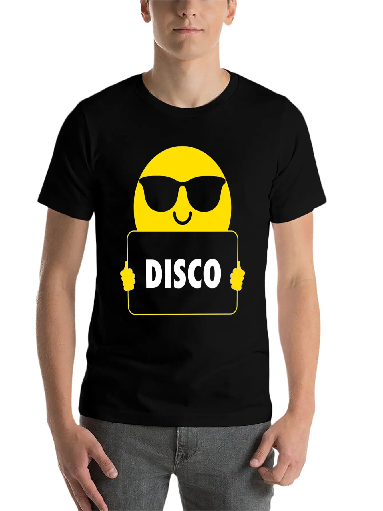 Disco Sunglasses Unisex Short Sleeve Soft Cotton T-Shirt – Casual Everyday Wear