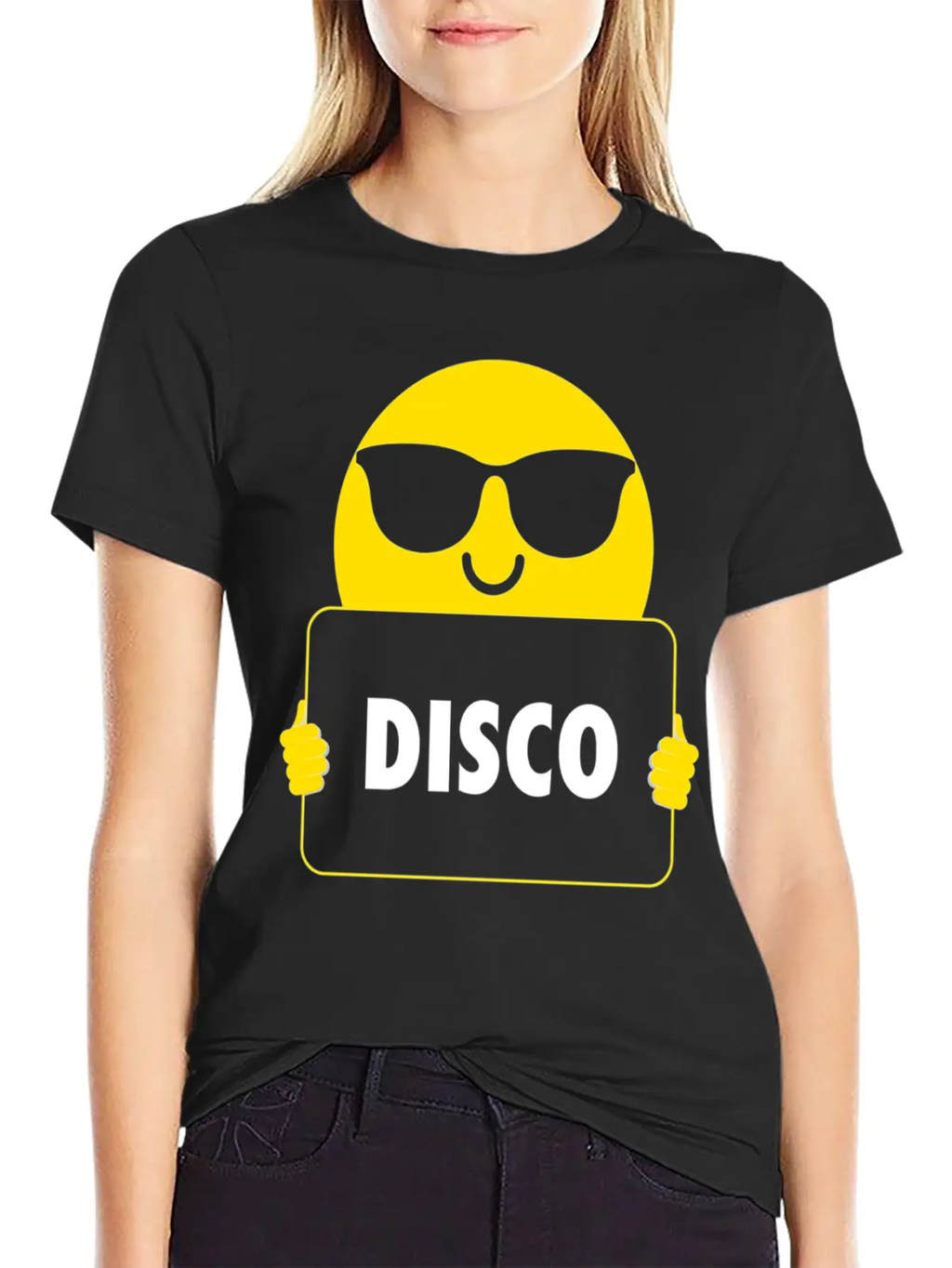 Disco Sunglasses Unisex Short Sleeve Soft Cotton T-Shirt – Casual Everyday Wear