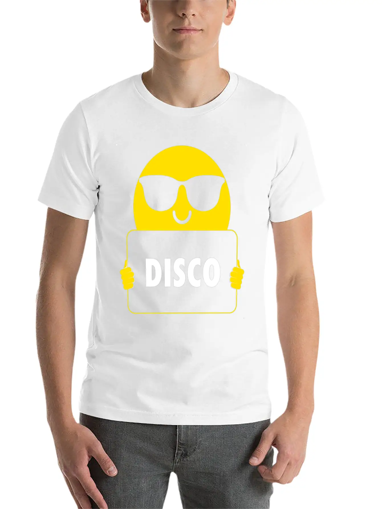 Disco Sunglasses Unisex Short Sleeve Soft Cotton T-Shirt – Casual Everyday Wear