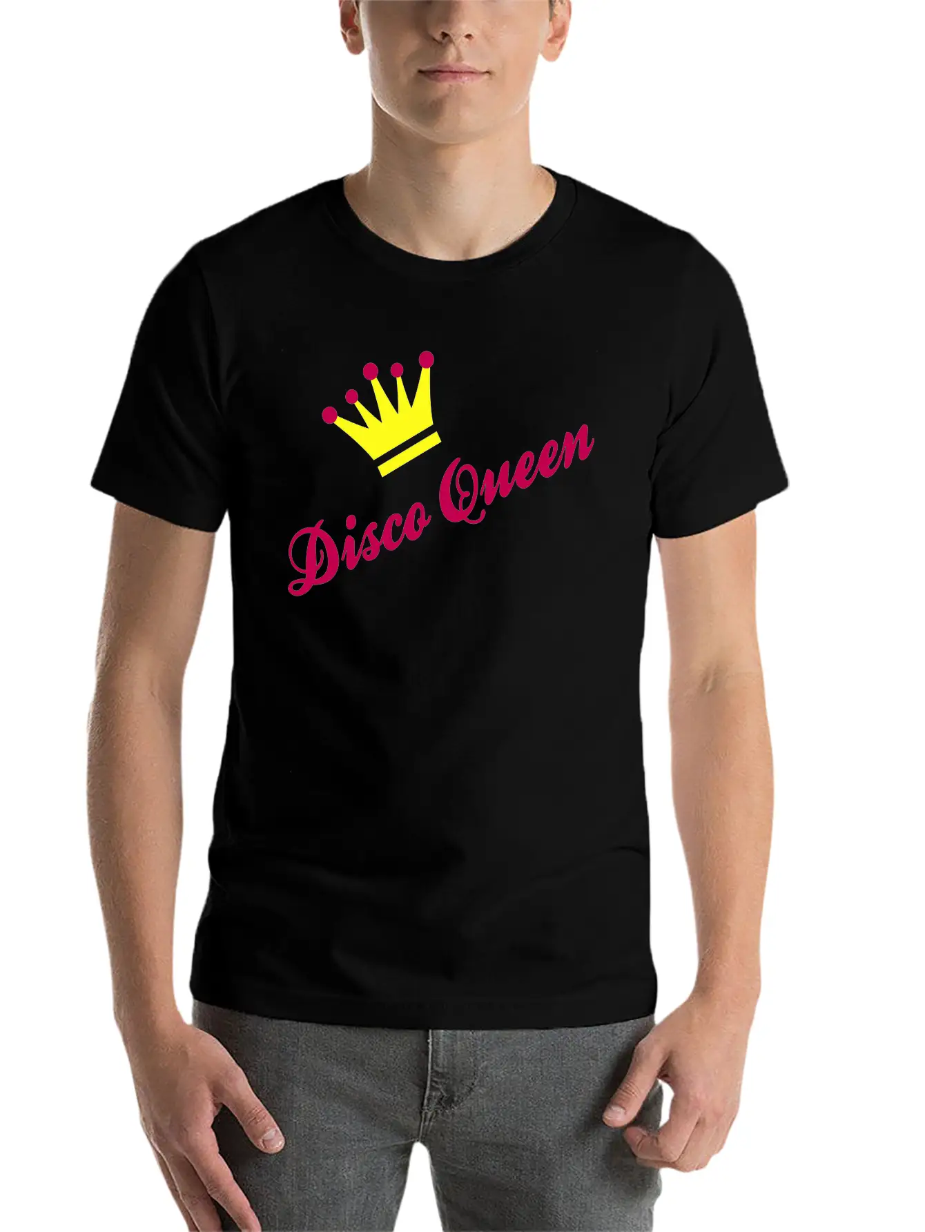 Disco Unisex Casual T-Shirt – Clean Design For Daily Comfort