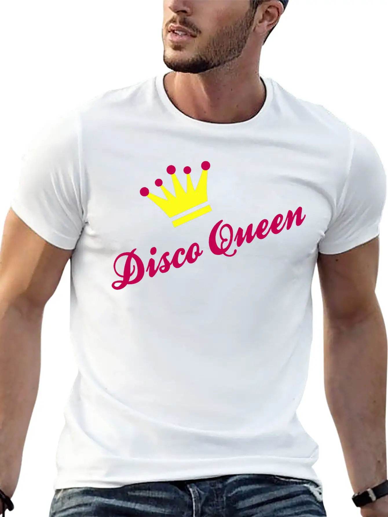 Disco Unisex Casual T-Shirt – Clean Design For Daily Comfort