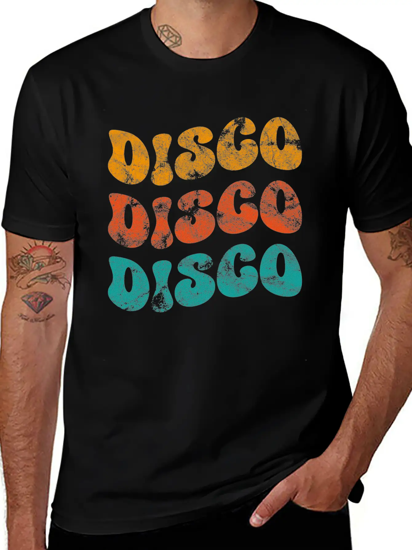 Disco Vintage Unisex Casual T-Shirt – Clean Design For Daily Comfort