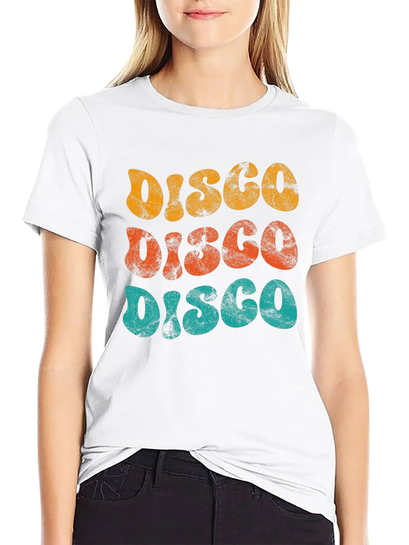 Disco Vintage Unisex Casual T-Shirt – Clean Design For Daily Comfort