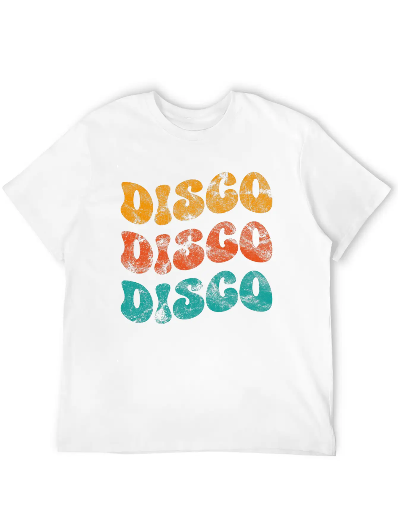 Disco Vintage Unisex Casual T-Shirt – Clean Design For Daily Comfort