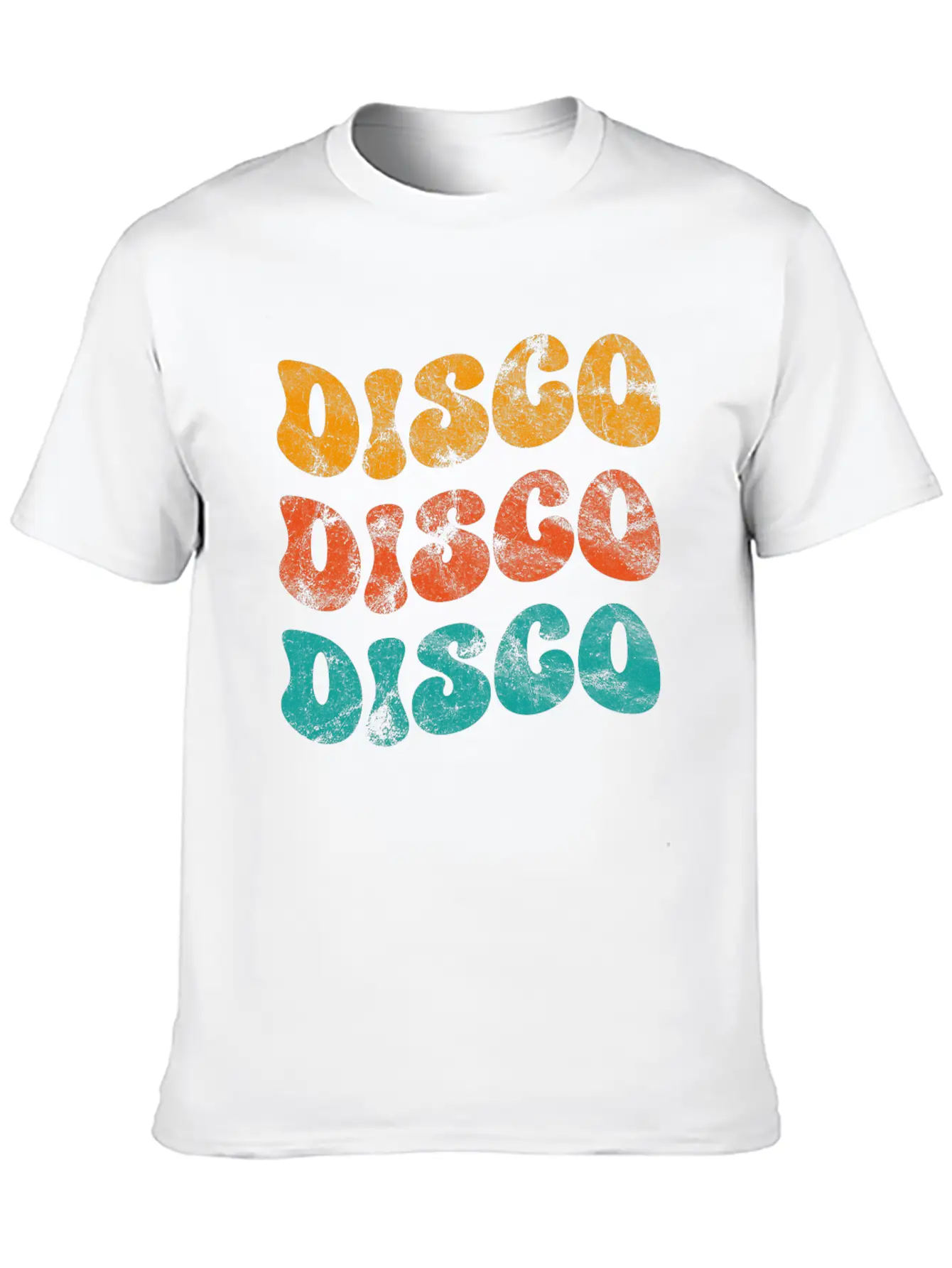 Disco Vintage Unisex Casual T-Shirt – Clean Design For Daily Comfort