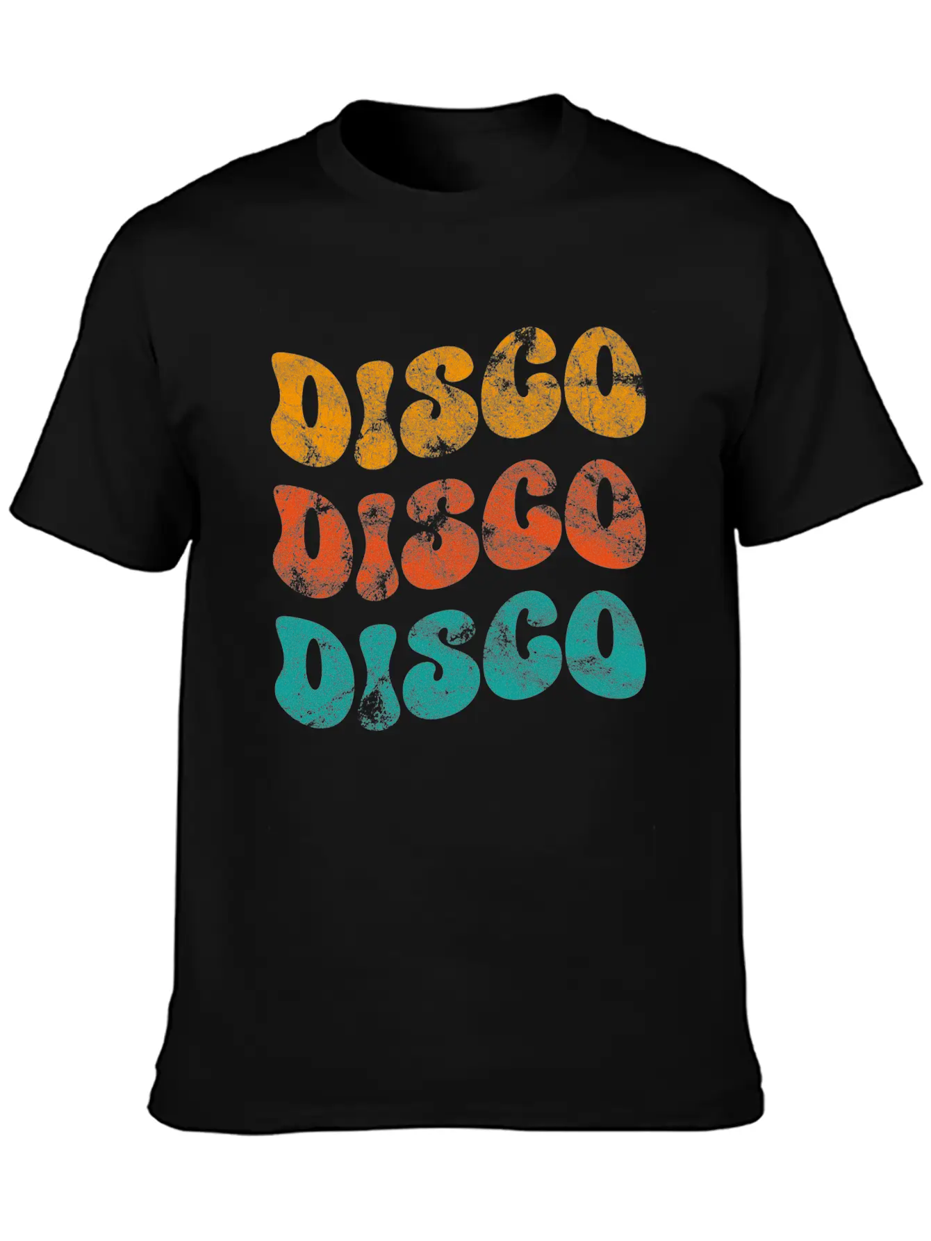 Disco Vintage Unisex Casual T-Shirt – Clean Design For Daily Comfort