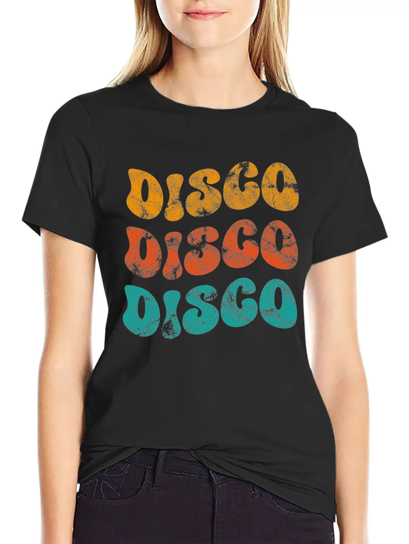 Disco Vintage Unisex Casual T-Shirt – Clean Design For Daily Comfort