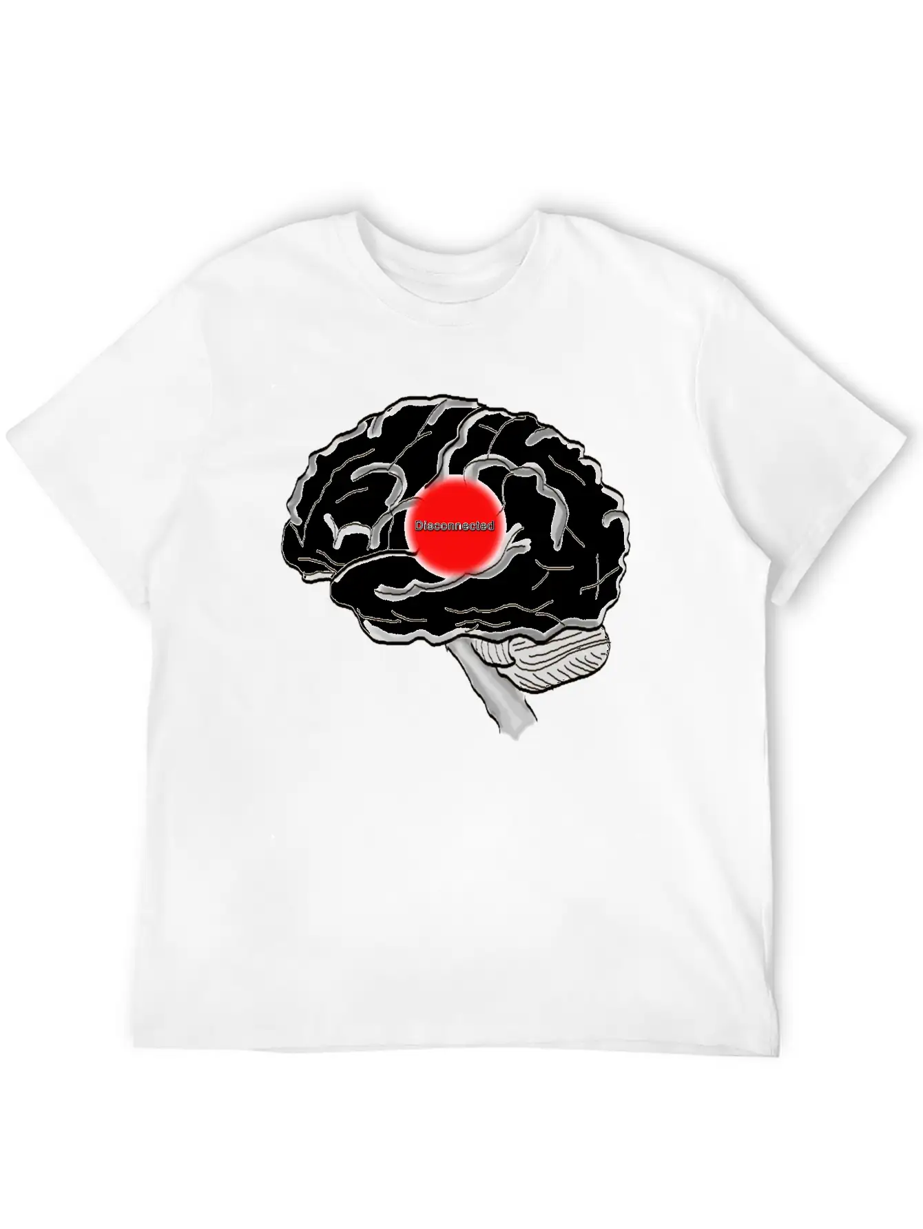 Disconnected Unisex Casual T-Shirt – Clean Design For Daily Comfort