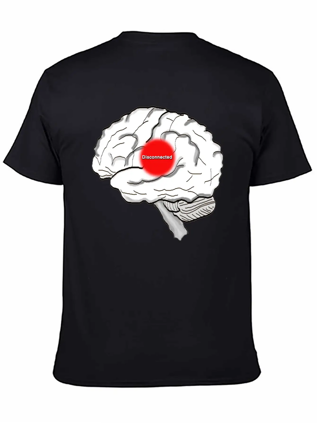 Disconnected Unisex Casual T-Shirt – Clean Design For Daily Comfort