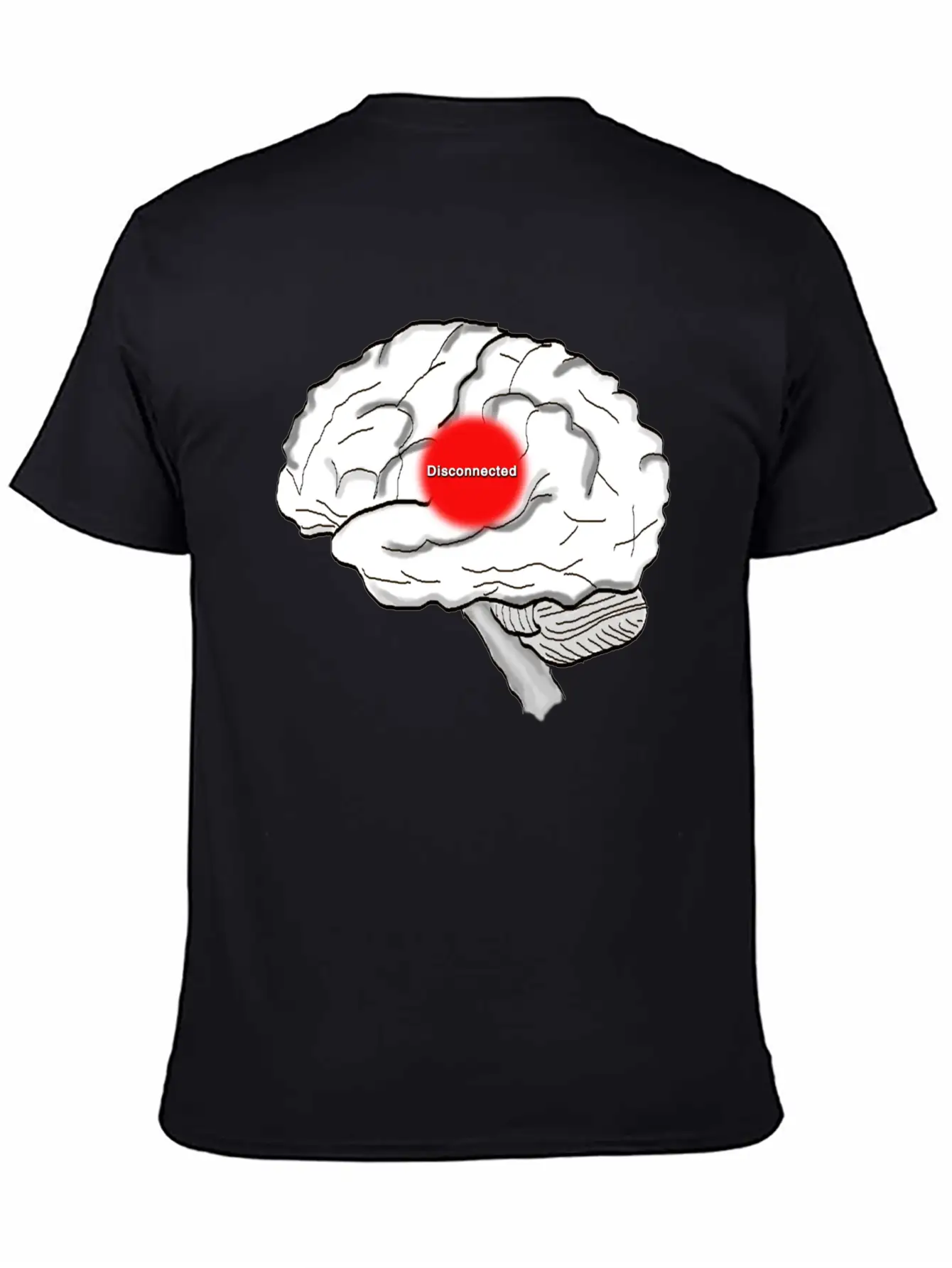 Disconnected Unisex Casual T-Shirt – Clean Design For Daily Comfort