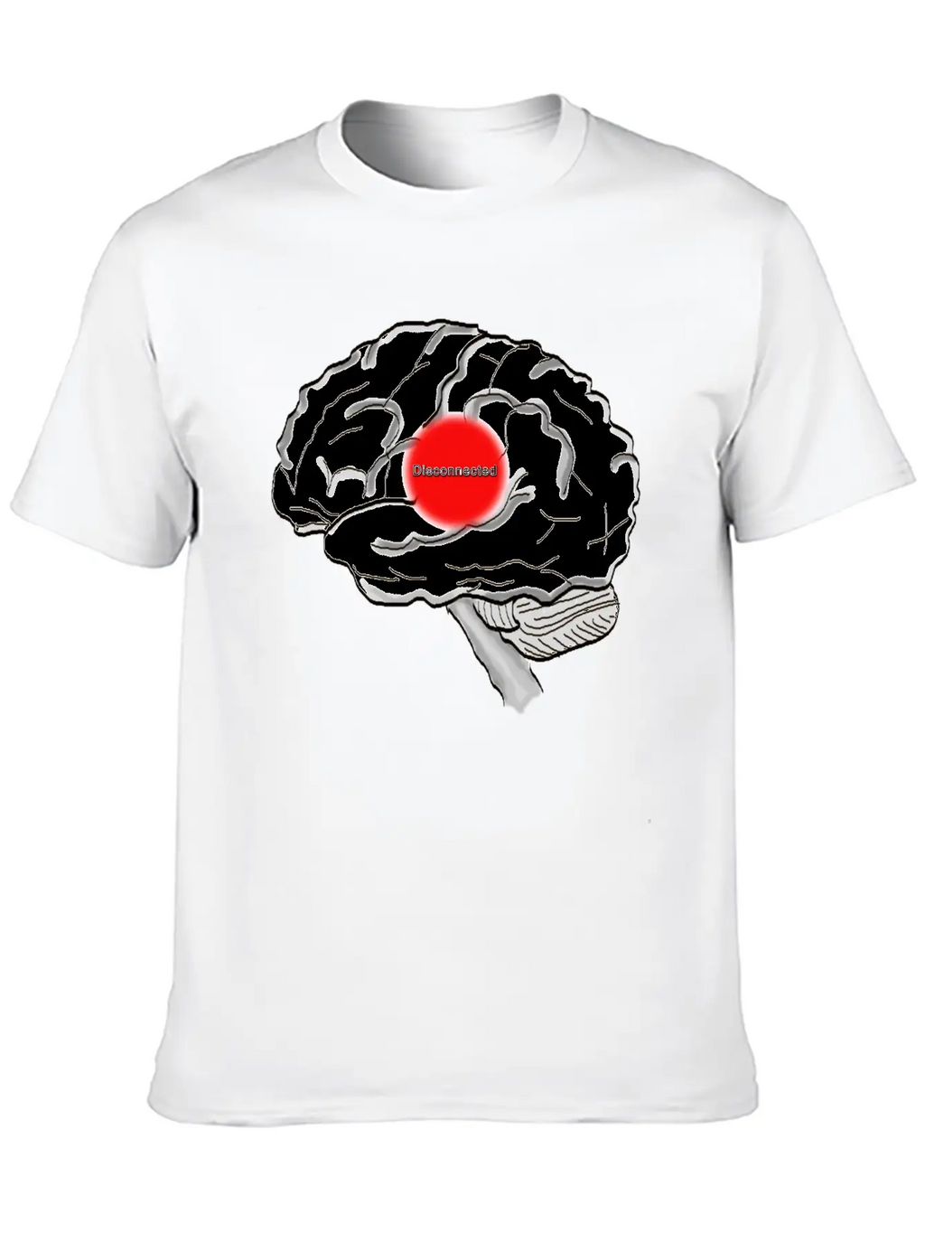 Disconnected Unisex Casual T-Shirt – Clean Design For Daily Comfort