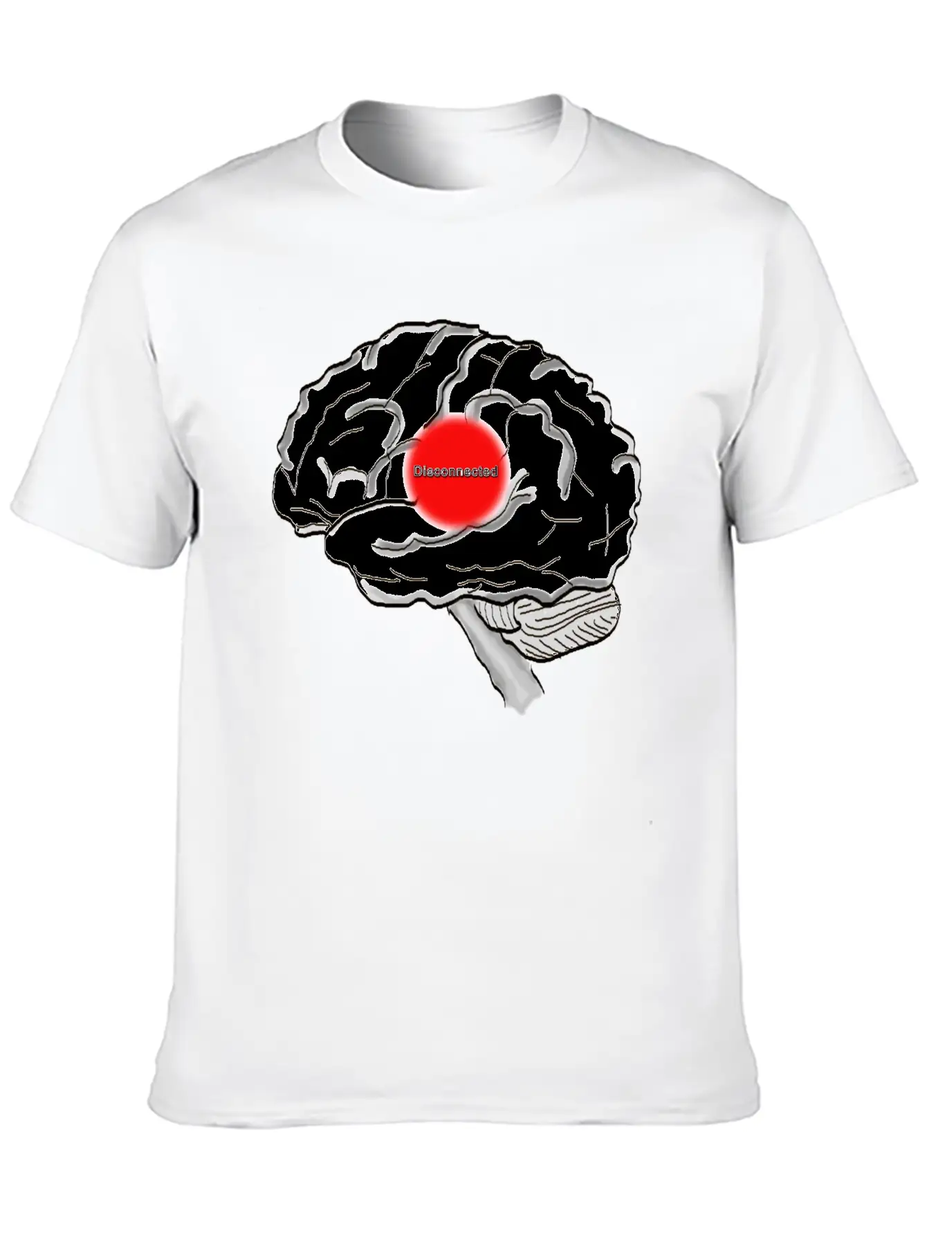 Disconnected Unisex Casual T-Shirt – Clean Design For Daily Comfort