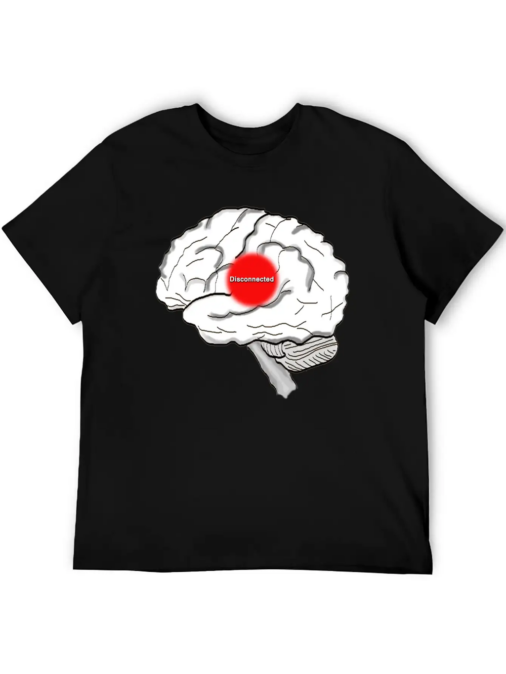 Disconnected Unisex Casual T-Shirt – Clean Design For Daily Comfort