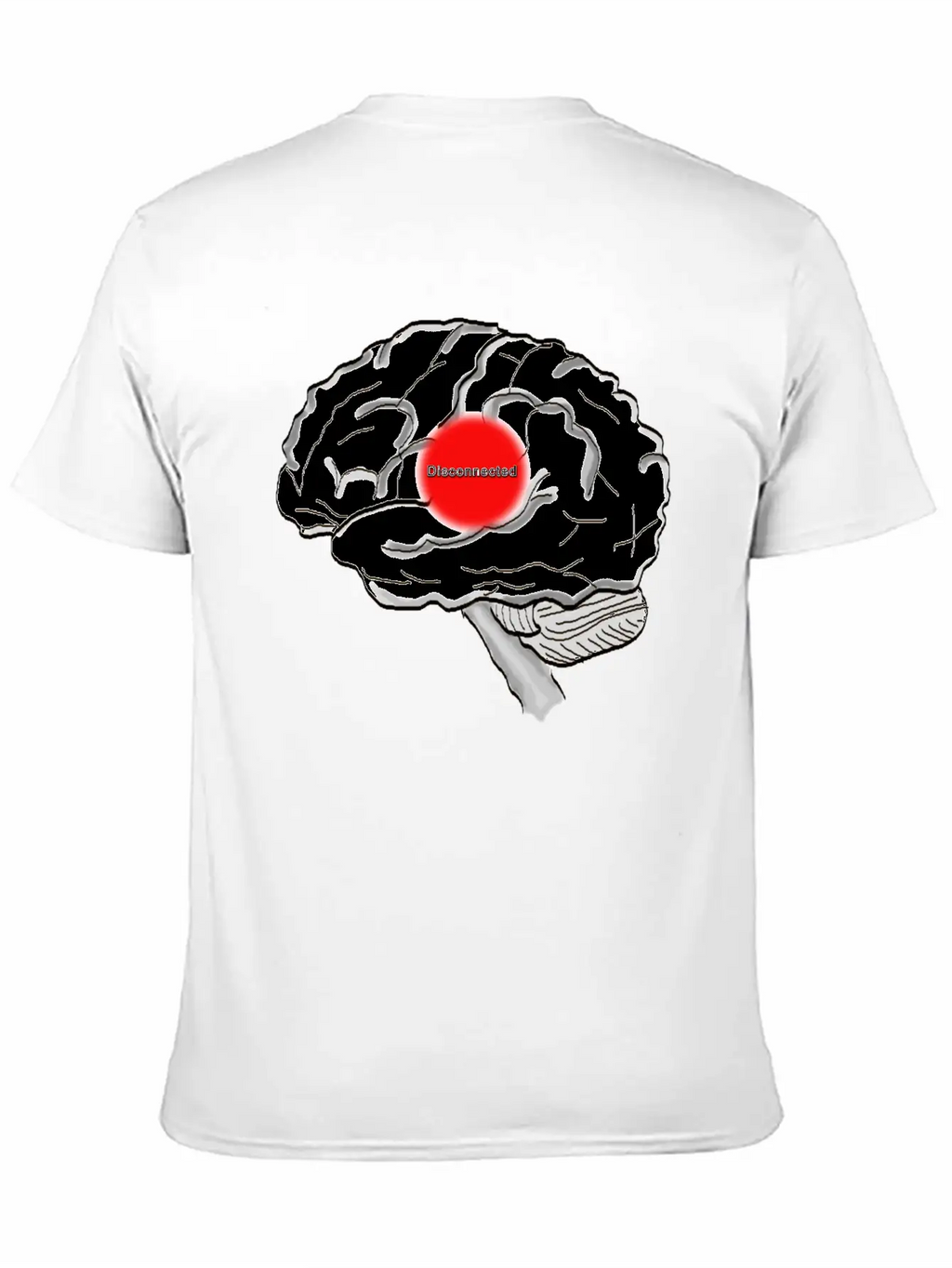 Disconnected Unisex Casual T-Shirt – Clean Design For Daily Comfort