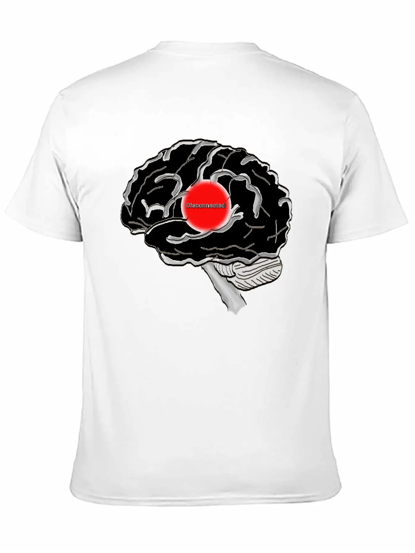 Disconnected Unisex Casual T-Shirt – Clean Design For Daily Comfort