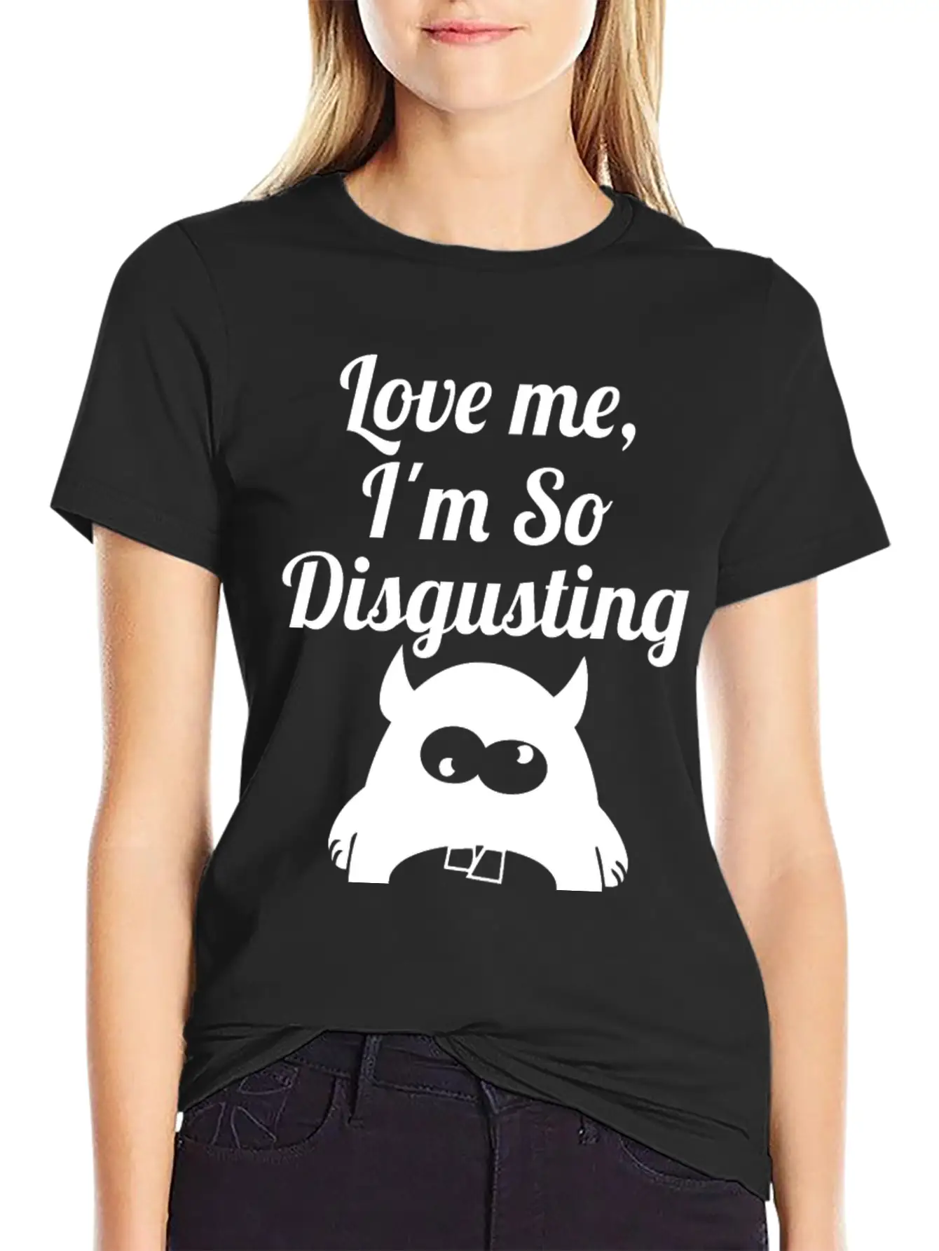 Disgusting Wite Essential Cotton Tee For Daily Outfits – Unisex Style